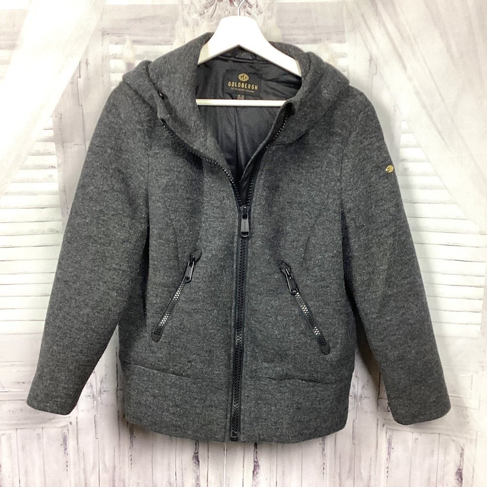 Goldbergh Gray Hooded Ski Jacket Coat 12